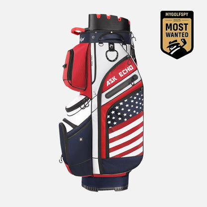 Golf T-LOCK Cart Bag 14 Way Organizer Dividers Quiet Golf Bag