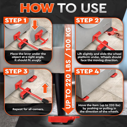 ❤Furniture lifting tool set