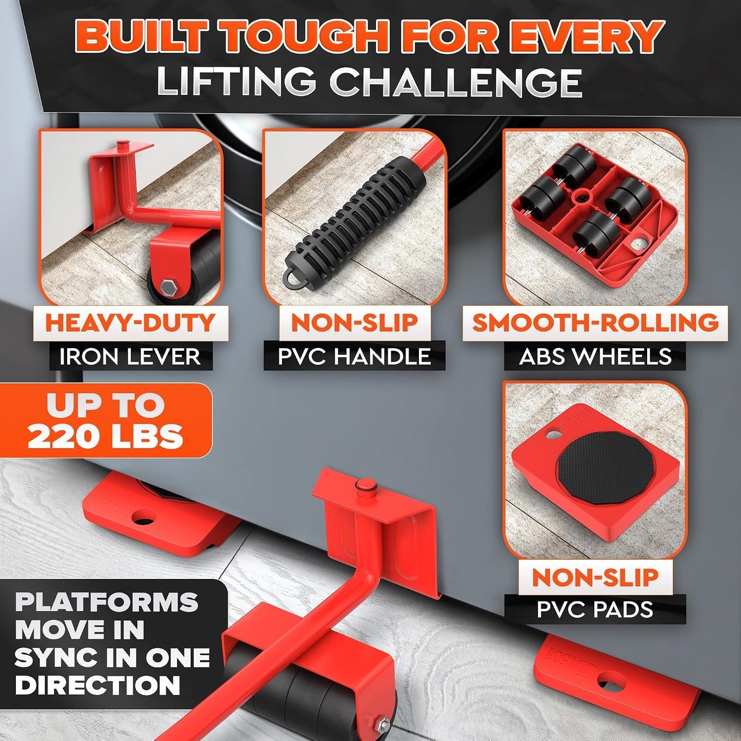 ❤Furniture lifting tool set