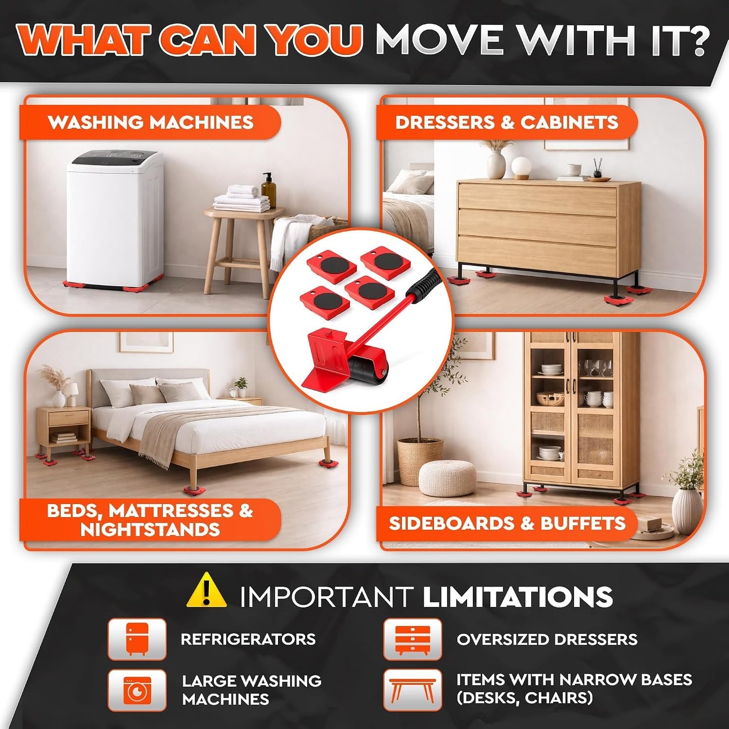 ❤Furniture lifting tool set